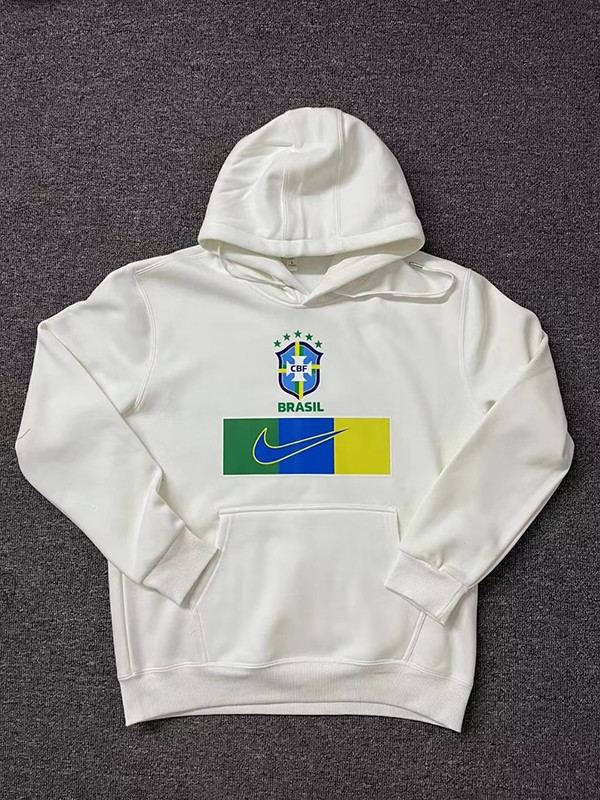 Բրազիլիայի հավաքականի 2022/23 սպիտակ տաք վերնաշապիկ