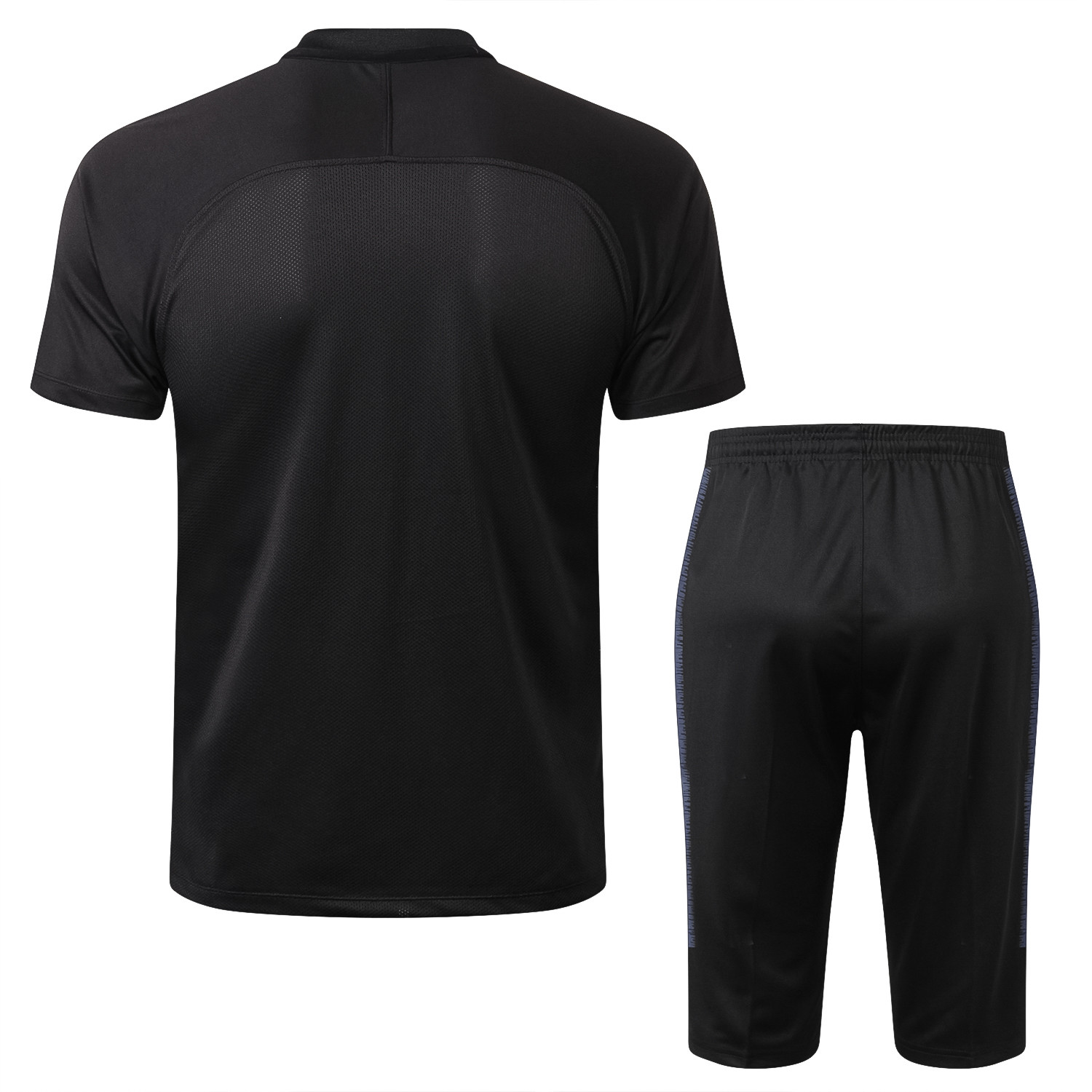 Անգլիայի հավաքական սև մարզումային շապիկ և շորտ