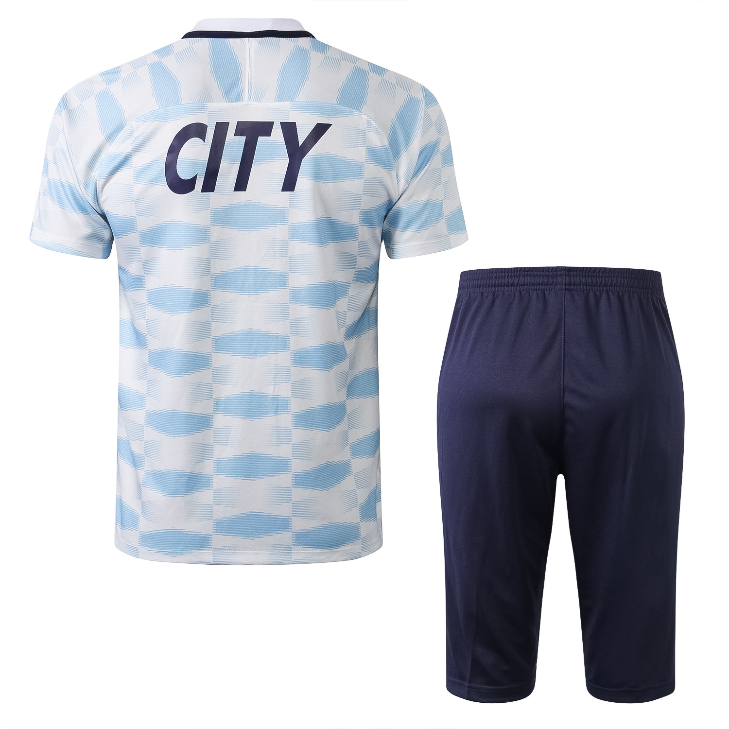 Մանչեսթեր Սիթիի սպիտակ մարզումային շապիկ և շորտ