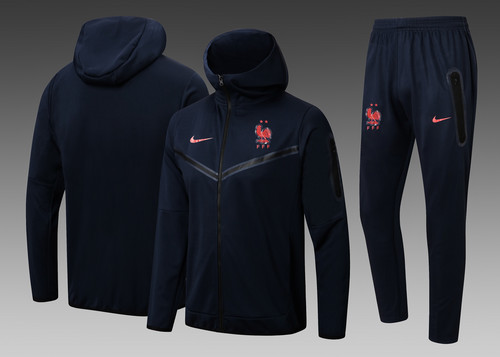 Ֆրանսիայի հավաքականի 2022/23 կապույտ տաք վերնաշապիկ